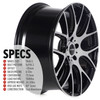 Circuit Performance CP31 19x8.5 Gloss Black / Machined 5x114.3 [+35mm] Wheel