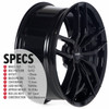 Circuit Performance CP34 17x7.5 Full Gloss Black 5x112 [+35mm] Wheel