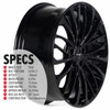 Circuit Performance CP36 19x8 Full Gloss Black 5x114.3 [+40mm] Wheel