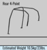 Cusco Chromoly Reg. Capacity 4pt Roll Cage Nissan R33 (S/O/No Cancel) CUSCO BLUE - 232 261 A User 1