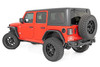 Rough Country High Clearance LED Flat Fender Flare Kit UV Treated | Jeep Wrangler JL (18-24)