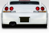 Duraflex 1995-1998 Nissan Skyline R33 2DR Duraflex N-1 Rear Bumper Cover - 1 Piece
