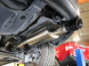 aFe 14-19 Toyota Corolla 1.8L Takeda 2.5in 304SS Axle-Back Exhaust w/ Black Tip - 49-36083-B Photo - Mounted