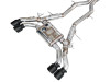AWE 22-26 Cadillac CT5-V Blackwing SwitchPath Exhaust - Diamond Black Tips - 3025-43562 Photo - out of package