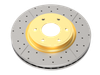 DBA 01-07 Toyota Corolla Front Drilled & Slotted Street Series Rotor w/Gold Hat - DBA712X User 1