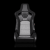 BRAUM ELITE-S Series Sport Reclinable Seats Black Leatherette | Black Houndstooth - Priced Per Pair