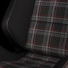 BRAUM ELITE-S Series Sport Reclinable Seats Black Leatherette | Red Plaid - Priced Per Pair