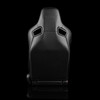 BRAUM ELITE V2 Series Sport Reclinable Seats Black | Red Leatherette - Priced Per Pair
