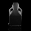 BRAUM ELITE V2 Series Sport Reclinable Seats Black Leatherette | Black Stitching - Priced Per Pair