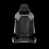 BRAUM VIPER X Fixed Back Bucket Seat VIPER X Series Black Suede - Priced Per Seat