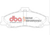 DBA 07-11 Ford Ranger XL PJ Xtreme Performance Front Brake Pads - DB1366XP Technical Drawing