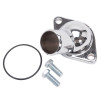 Edelbrock Chevy 4.3L V6/Chevy V8 15 Deg. Chrome Waterneck - 4809 Photo - Primary
