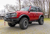 Rough Country 2.5 Inch Lift Kit Sasquatch | Ford Bronco 4WD (2021-2026)