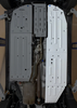 Rival 22-26 Ford Ranger Ford Maverick Hybrid Aluminum Driver Underside Skid Plate - 2333.1895.1 User 1