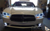 Oracle 11-12 Dodge Charger LED Fog Light Halo Kit - Red - 1119-003 Photo - lifestyle view