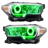 Oracle 16-18 Toyota Tacoma LED Headlight Halo Kit - Green - 1300-004 User 1