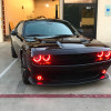 Oracle 15-23 Dodge Challenger LED Headlight Halo Kit - Red - 2268-003 Photo - lifestyle view