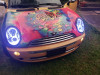 Oracle 05-08 Mini Cooper LED Headlight Halo Kit - UV/Purple - 2431-007 Photo - lifestyle view