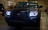 Oracle 06-09 Toyota 4Runner LED Headlight Halo Kit - Red - 2555-003 Photo - lifestyle view