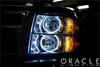 Oracle 07-13 Chevrolet Silverado LED Round Style Headlight Halo Kit - Blue - 2639-002 Photo - lifestyle view