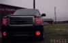Oracle 08-13 GMC Sierra LED Round Ring Headlight Halo Kit - UV/Purple - 2653-007 Photo - lifestyle view