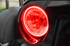 Oracle 07-17 Jeep Wrangler Surface Mount LED Headlight Halo Kit - Red - 3943-003 Photo - lifestyle view