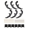 Westin 19-25 Chevy/GMC Silverado/Sierra 1500/2500/3500 Double Cab AT6 Running Boards Black - 24-64125 Photo - Unmounted