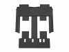 WeatherTech 25-26 Hyundai Carnival Hybrid 2nd & 3rd Row Rear FloorLiner - Black - 4419113 Photo - Primary