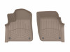 WeatherTech 17-25 Audi Q7 1st Row Front FloorLiner HP - Tan - 458871IM Photo - Primary