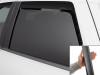 WeatherTech 11-26 Dodge Durange Rear Rear Side Window Deflectors - Matte Blk - 81696IMB Photo - Mounted