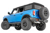Rough Country Oval Nerf Step 4-Door | Black | Ford Bronco 4WD (2021-2026)