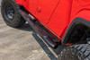 Rough Country Oval Nerf Steps Black | Jeep Gladiator JT 4WD (2020-2026)
