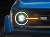 Raxiom 21-26 Ford Bronco LED Halo Headlights with White Backlight- Black Housing- Clear Lens - FB48240 Photo - Primary