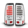Raxiom 03-06 Chevrolet Silverado 1500 Fleetside LED Tail Lights- Chrome Housing- Clear Lens - S112728 Photo - Primary