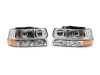 Raxiom 99-02 Chevrolet Silverado 1500 OE Style Headlights/Bumper Lights- Chrome - Clear Lens - S169255 Photo - Primary