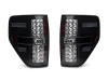 Raxiom 09-14 Ford Styleside Axial Series Black LED Tail Lights - T528414 Photo - Close Up
