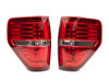 Raxiom 09-14 Ford F-150 Styleside LED Tail Lights- Chrome Housing- Red/Clear Lens - T542869 Photo - Close Up