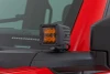 Rough Country 2 Inch LED Light Pods Spot Beam | Amber Lens | Square Ford Ranger 2020+