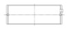 ACL Nissan VG30DETT 3.0L-V6 0.25 Oversized High Performance Main Bearing Set - 4M2737H-.25 Technical Drawing