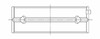 ACL Mitsubishi 4G63/4G64 7 Bolt 2nd Gen DSM and EVO I-IV Standard Size High Performance w/ Extra Oil - 5M1186HX-STD Technical Drawing