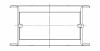 ACL Chevrolet V8 396/402/427/454 Race Series Standard Size Main Bearing Set - 5M829H-STD Technical Drawing