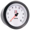 Autometer Stack Sport 88mm 0-10K RPM Tachometer - White - ST100-010W User 6