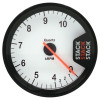 Autometer Stack Clubman Tachometer 80mm 0-10K RPM - White - ST200-010W User 1
