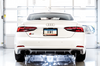 AWE Tuning Audi B9 S4 Touring Edition Exhaust - Non-Resonated (Black 102mm Tips) - 3010-43050 Photo - Mounted
