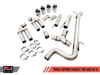AWE Tuning Audi 8V S3 Track Edition Exhaust w/Chrome Silver Tips 102mm - 3015-42142 Photo - out of package