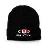 BLOX Racing Classic Beanie - Black w/ Stacked Logo - BXAP-00126 User 1