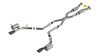 Borla 2021+ Dodge Durango SRT Hellcat 6.2L V8 AWD ATAK Cat-Back Exhaust System - Black Chrome Tips - 140886BC