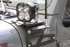 Fabtech 18-21 Jeep JL/JT Antenna Light Bracket Kit (Non-Adjustable) - FTS24298 Photo - Mounted