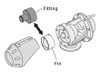 HKS SSQV Recirculation Fitting (for 19mm ID hose) - 71002-AK003 Photo - Primary