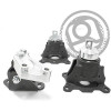 Innovative 04-08 Acura TL J-Series Black Steel Mounts 75A Bushings - 10750-75A